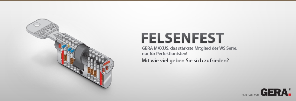 Gera MAXUS Hochsicheheits-Profilzylinder